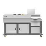 767HCA3 MODEL A3  Full Automatic Spine & Side Glue Book Binding Making Machine Manual Feeding New Used Condition Motor as Core Component