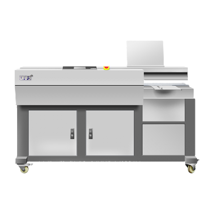 767HCA3 MODEL A3  Full Automatic Spine & Side Glue Book Binding Making Machine Manual Feeding New Used Condition Motor as Core Component